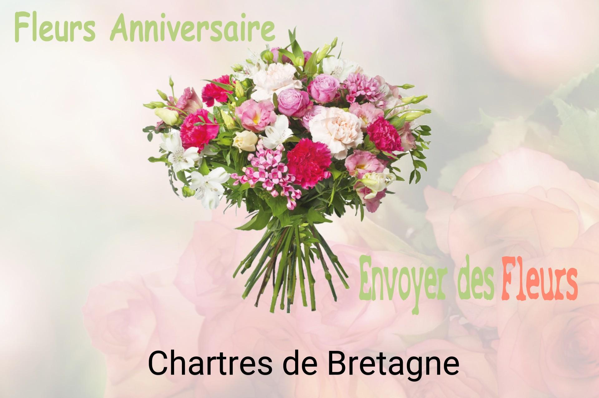 Bouquet de fleurs d’anniversaire livré à Chartres-de-Bretagne