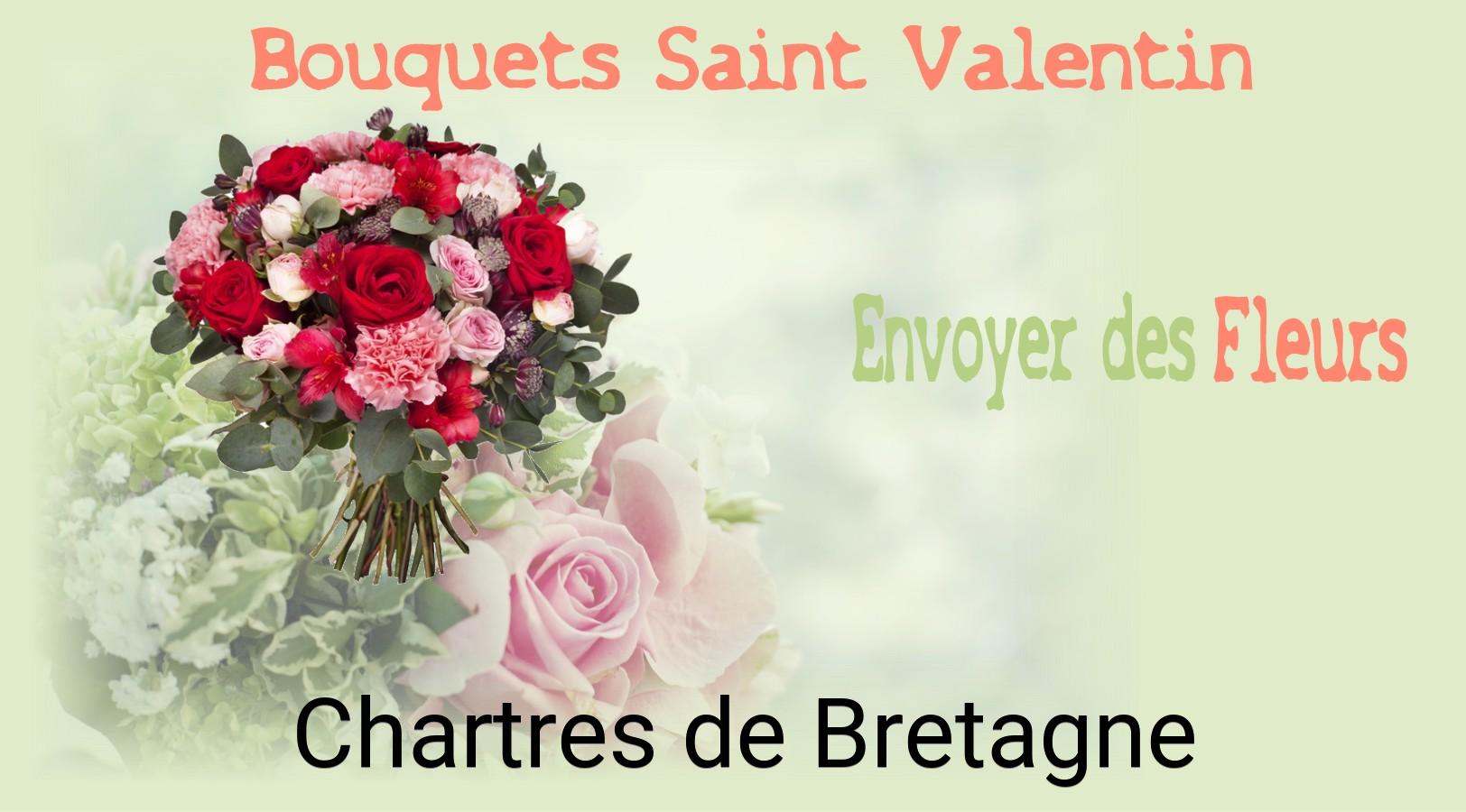 Roses de Saint-Valentin livrées à Chartres-de-Bretagne